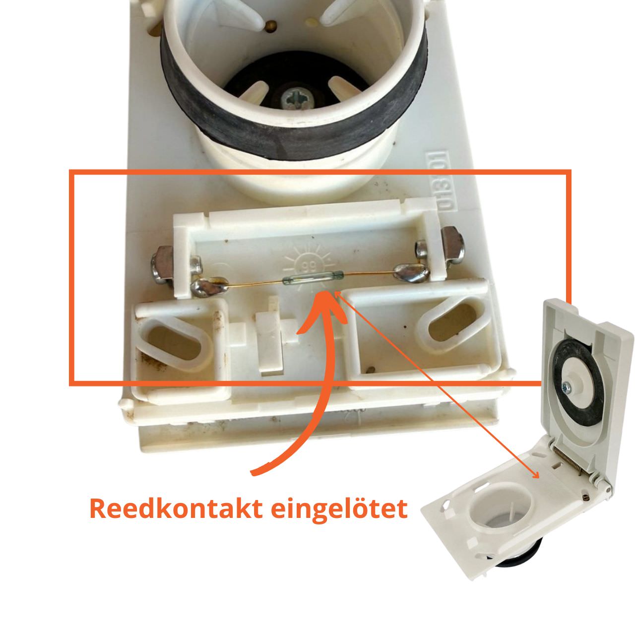 allaway Reedkontakt eingebaut